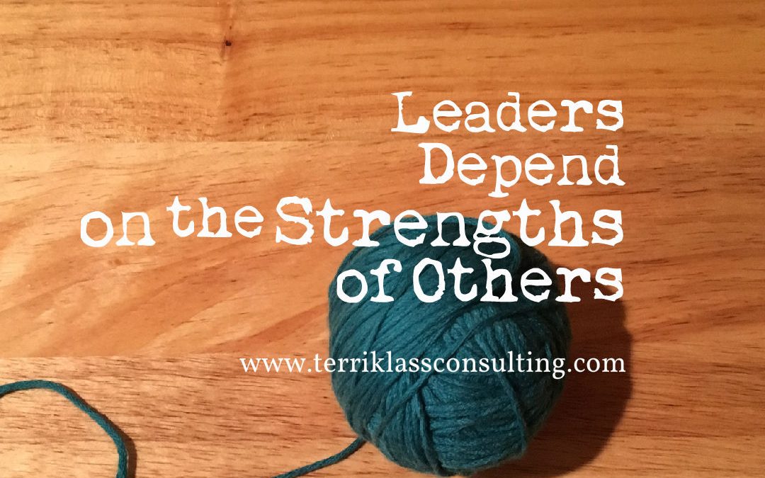 Four Reasons Leaders Depend On Others
