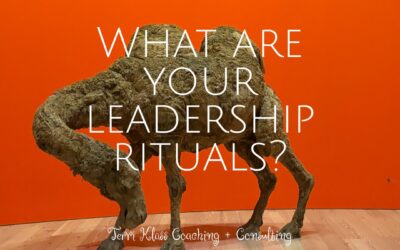 What Rituals Do You Use To Anchor Your Leadership?